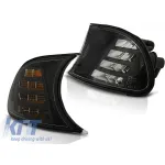 Kit de semnalizare LED potrivit pentru farul pentru BMW Seria 3 E46 Coupe/Cabriolet 1998-2001 fumuriu stânga + dreapta Performance AutoTuning
