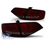 Kit de stopuri LED de tuning potrivit pentru Audi A4 B8 2008-2011 sedan, versiune fără stopuri LED de fabrică, stânga și dreapta Performance AutoTuning