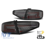 Kit de stopuri LED de tuning potrivit pentru Audi A4 B8 sedan 2012-2015, bază coborâtă pentru modelul cu stopuri halogene, stânga și dreapta Performance AutoTuning