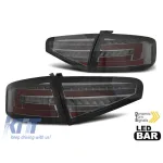 Kit de stopuri LED de tuning potrivit pentru Audi A4 B8 sedan 2012-2015, bază coborâtă pentru modelul cu stopuri halogene, stânga și dreapta Performance AutoTuning