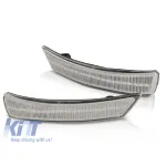 Semnale LED de tunning potrivite pentru oglinzile laterale ale Ford Focus 2008-2018, Mondeo 2010-2014 cu bază cromată Performance AutoTuning