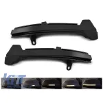 Semnale LED potrivite pentru oglinzile laterale ale BMW Seria 5 F10/F11 2013-2016, Seria 5 GT F07 2013-2016, Seria 6 F12/F13/F06 2014-2018, Seria 7 F01 2012-2015 Performance AutoTuning