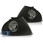 Set de semnalizatoare de tuning potrivit pentru far pentru BMW Seria 3 E46 sedan/combinație 1998-2001 cu bază neagră stânga + dreapta Performance AutoTuning