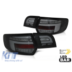 Set de stopuri LED de tuning potrivit pentru Audi A3 8P Sportback 2003-2008 bază complet fumurie, stânga și dreapta Performance AutoTuning
