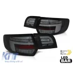 Set de stopuri LED de tuning potrivit pentru Audi A3 8P Sportback 2003-2008 bază complet fumurie, stânga și dreapta Performance AutoTuning