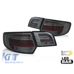 Set de stopuri LED de tuning potrivit pentru Audi A3 8P Sportback 2003-2008 bază complet fumurie, stânga și dreapta Performance AutoTuning