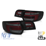 Set de stopuri LED de tuning potrivit pentru Audi A3 8P sportback 2008-2012 bază complet fumurie, stânga și dreapta Performance AutoTuning
