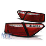 Set de stopuri LED de tuning potrivit pentru Audi A5 2007-06.2011 coupe, versiune fără stopuri LED de fabrică, stânga și dreapta Performance AutoTuning