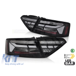 Set de stopuri LED de tuning potrivit pentru Audi A5 2011-2016 coupe, cabrio, sportback pentru modelul cu stopuri LED din fabrică, stânga și dreapta Performance AutoTuning