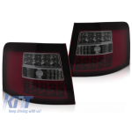 Set de stopuri LED de tuning potrivit pentru Audi A6 C5 break 1997-2004 roșu/întunecat, stânga și dreapta Performance AutoTuning
