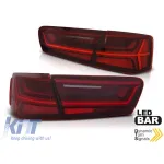 Set de stopuri LED de tuning potrivit pentru Audi A6 C7 sedan 2011-2014 roșu/alb, stânga și dreapta, pentru modelul cu stopuri LED din fabrică Performance AutoTuning