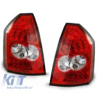 Kit de stopuri LED de tuning potrivit pentru Chrysler 300C 2005-2008 roșu/alb, stânga și dreapta Performance AutoTuning