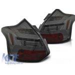 Kit de stopuri LED de tuning potrivit pentru Ford Focus III hatchback 2011-10.2014 fumurii, stânga și dreapta Performance AutoTuning