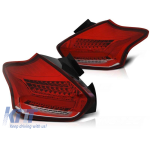 Kit de stopuri LED de tuning potrivit pentru Ford Focus III hatchback după 2015 roșu/alb, stânga și dreapta Performance AutoTuning