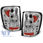 Kit de stopuri LED de tuning potrivit pentru Jeep Grand Cherokee 1999-05.2005 cu bază albă, stânga și dreapta Performance AutoTuning