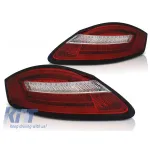 Kit de stopuri LED de tuning potrivit pentru Porsche Boxster 987/Cayman 2005-2008 roșu/alb, stânga și dreapta Performance AutoTuning