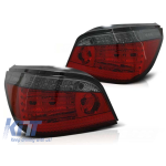Set de stopuri LED de tuning potrivit pentru BMW Seria 5 E60 07.2003-2007 roșu/întunecat, stânga și dreapta Performance AutoTuning