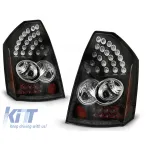 Set de stopuri LED de tuning potrivit pentru Chrysler 300C 2005-2008 cu bază neagră, stânga și dreapta Performance AutoTuning