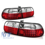 Set de stopuri LED de tuning potrivit pentru Honda CIVIC 09.1991-08.1995 hatchback, stânga și dreapta Performance AutoTuning