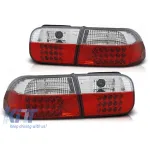 Set de stopuri LED de tuning potrivit pentru Honda CIVIC 09.1991-08.1995 sedan/coupe, stânga și dreapta Performance AutoTuning