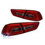 Set de stopuri LED de tuning potrivit pentru Mitsubishi Lancer 8 sedan 2008-2011, stânga și dreapta Performance AutoTuning