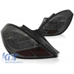 Set de stopuri LED de tuning potrivit pentru Opel Corsa D 04.2006-2014 3 uși fumurii, stânga și dreapta Performance AutoTuning
