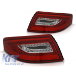 Set de stopuri LED de tuning potrivit pentru Porsche 911 996 1999-2004 roșu/alb, stânga și dreapta Performance AutoTuning