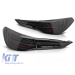 Set de stopuri LED potrivit pentru BMW Seria 4 G22 coupe, G23 cabrio după 2020, cu bază fumurie, stânga și dreapta Performance AutoTuning