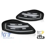 Set de stopuri LED potrivit pentru Porsche Boxster 986 1996-2004, bază neagră, stânga și dreapta Performance AutoTuning