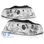 Kit de faruri tuning cu lentile potrivit pentru Audi A4 B5 01.1999-09.2000 sedan/combinate, stânga și dreapta Performance AutoTuning