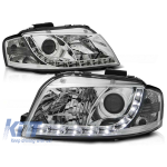 Kit de faruri tuning cu lumini LED potrivit pentru Audi A3 8P 05.2003-03.2008 3D/5D, stânga și dreapta Performance AutoTuning