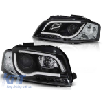 Kit de faruri tuning cu lumini LED potrivit pentru Audi A3 8P 05.2003-03.2008 3D/5D, stânga și dreapta Performance AutoTuning