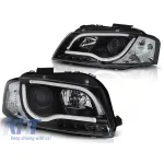 Kit de faruri tuning cu lumini LED potrivit pentru Audi A3 8P 05.2003-03.2008 3D/5D, stânga și dreapta Performance AutoTuning