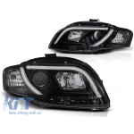 Kit de faruri tuning cu lumini LED potrivit pentru Audi A4 B7 11.2004-03.2008 sedan/combinație/cabriolet, stânga și dreapta Performance AutoTuning