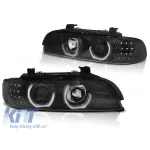 Kit de faruri tuning cu ochi de înger LED 3D, potrivit pentru BMW E39 09.1995-05.2003 sedan/combina, stânga și dreapta Performance AutoTuning