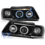 Kit de faruri tuning cu ochi de înger halogen, potrivit pentru Audi A3 8L 08.1996-08.2000, stânga și dreapta Performance AutoTuning