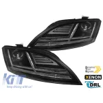 Kit de faruri xenon potrivit pentru Audi TT 8J 2010-2014 cu AFS, bază cromată, stânga și dreapta Performance AutoTuning