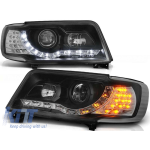 Set de faruri de tuning cu lumini LED potrivit pentru Audi 100 C4 12.1990-06.1994, stânga și dreapta Performance AutoTuning