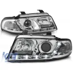 Set de faruri de tuning cu lumini LED potrivit pentru Audi A4 B5 01.1999-09.2000 sedan/combina, stânga și dreapta Performance AutoTuning