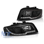 Set de faruri de tuning cu lumini LED potrivit pentru Audi A4 B6 10.2000-10.2004 sedan/combinate, stânga și dreapta Performance AutoTuning