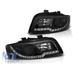 Set de faruri de tuning cu lumini LED potrivit pentru Audi A4 B6 10.2000-10.2004 sedan/combinate, stânga și dreapta Performance AutoTuning