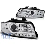 Set de faruri de tuning cu lumini LED potrivite pentru Audi A4 B6 10.2000-10.2004 sedan/combinate, stânga și dreapta Performance AutoTuning
