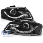 Set de faruri tuning cu lumini LED potrivit pentru Audi A3 8P 05.2003-03.2008 3D/5D, stânga și dreapta Performance AutoTuning