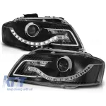 Set de faruri tuning cu lumini LED potrivit pentru Audi A3 8P 05.2003-03.2008 3D/5D, stânga și dreapta Performance AutoTuning
