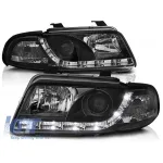 Set de faruri tuning cu lumini LED potrivit pentru Audi A4 B5 01.1999-09.2000 sedan/combinate, stânga și dreapta Performance AutoTuning