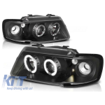 Set de faruri tuning cu ochi de înger halogen, potrivit pentru Audi A3 8L 08.1996-08.2000, stânga și dreapta Performance AutoTuning