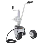 Roată de manevră motorizată pentru remorcă, aluminiu 12 V 350 W GartenMobel Dekor