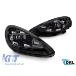 Faruri LED de tuning potrivite pentru Porsche Cayenne 2010-2015 pentru modelul echipat cu xenon din fabrică și AFS, cu bază neagră, stânga și dreapta Performance AutoTuning