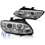 Faruri xenon de tuning potrivite pentru BMW Seria 3 E92/E93 2006-2010 cu bază cromată Performance AutoTuning
