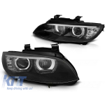 Faruri xenon de tuning potrivite pentru BMW Seria 3 E92/E93 2006-2010 cu bază neagră Performance AutoTuning